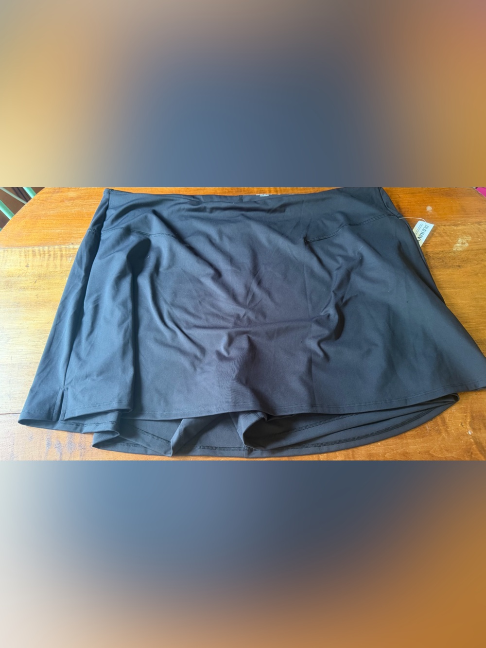 Old Navy Black Extra Hugh Rise Power Soft Skort